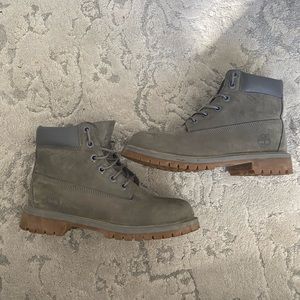 Kids Gray Timberland Boots